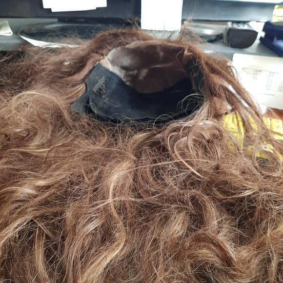 NEW Bag ! Long Hair 25 inch Curly Wig Dark Blonde main image 3